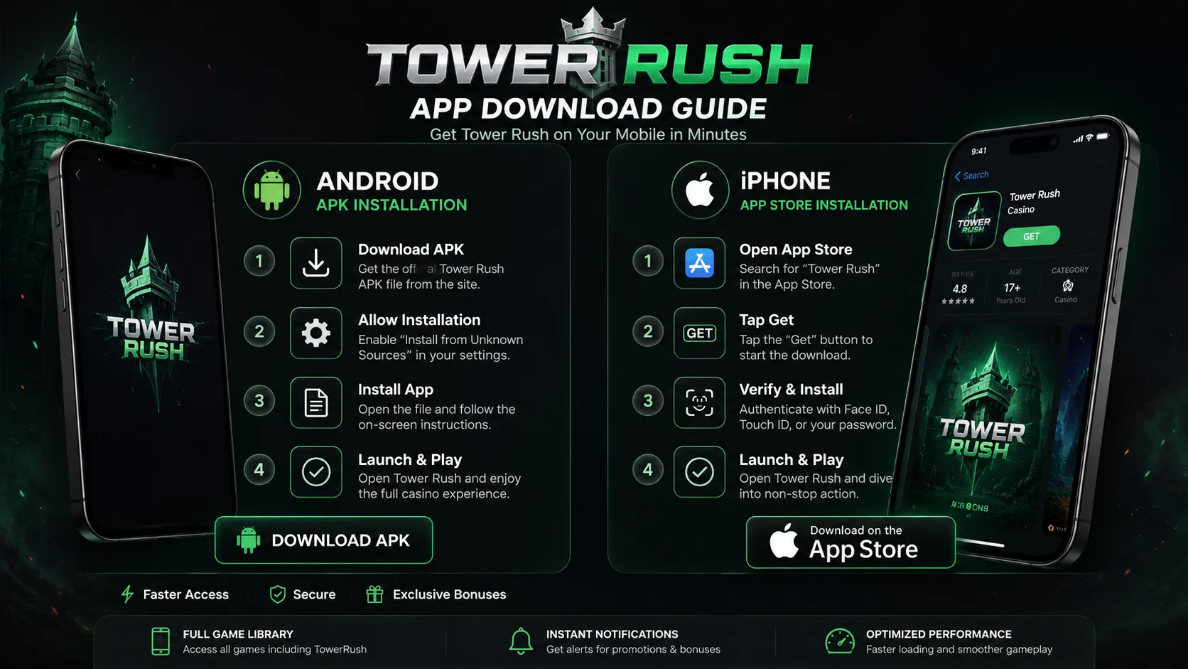 Getting started: Tower Rush app download guide