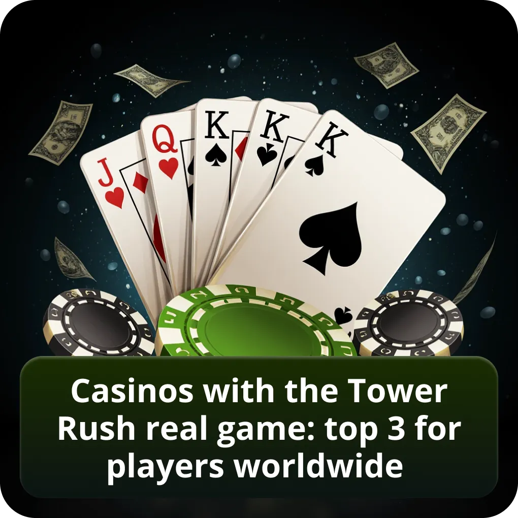 Casinos With the Tower Rush Real Game: Top 3 for Players Worldwide